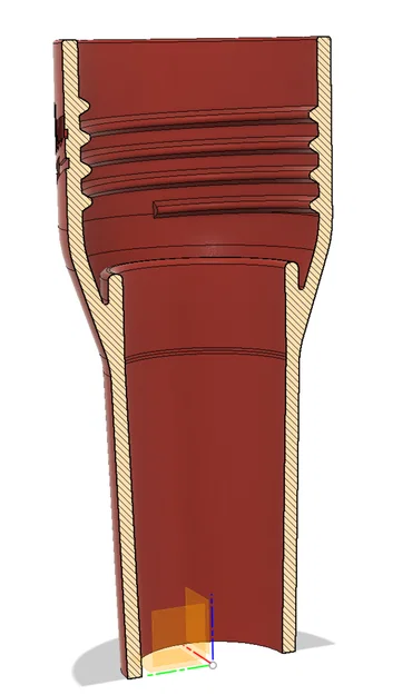 Milwaukee Packout Vacuum Hose Cuff (cuff thay thế 1-1/4” ren trái) - Image 3