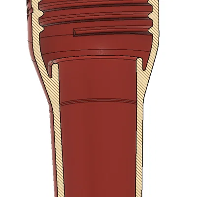 Milwaukee Packout Vacuum Hose Cuff (cuff thay thế 1-1/4” ren trái)