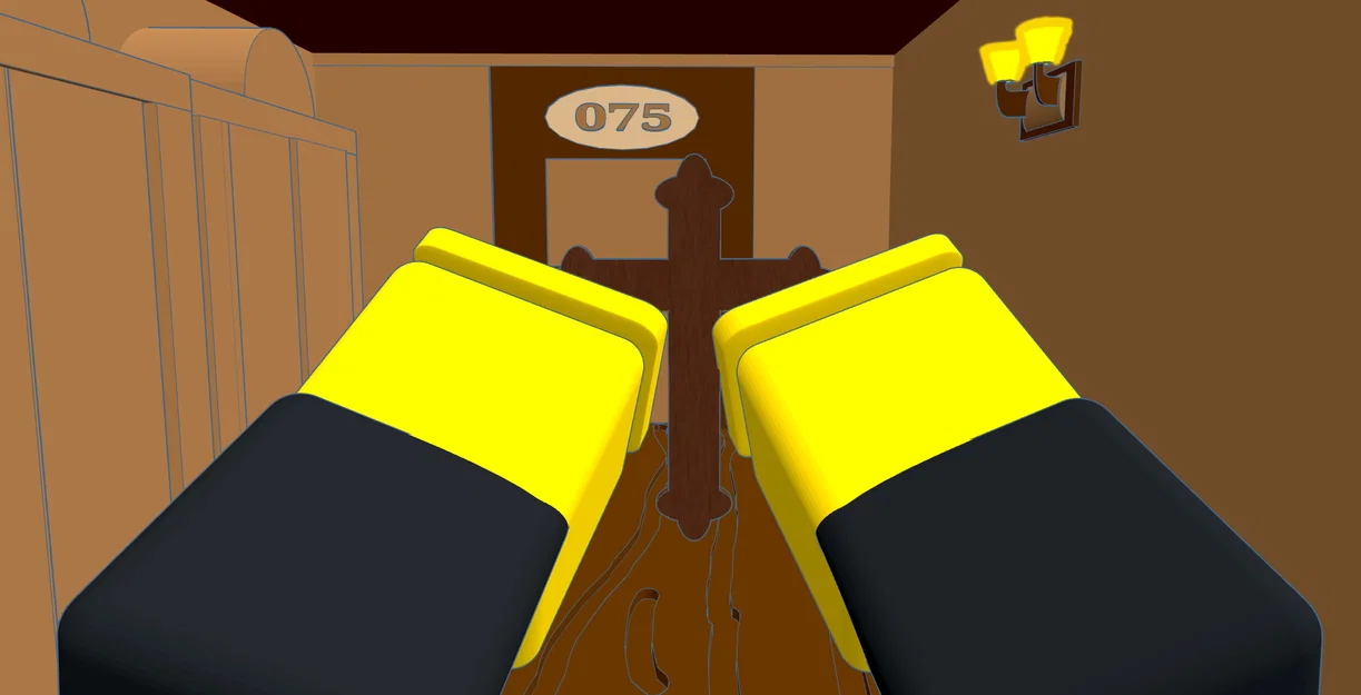 Mô hình 3D Thánh giá (Crucifix) trong Roblox DOORS cực chất - Image 1