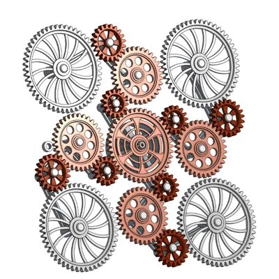 Gearomania – Hệ thống bánh răng treo tường