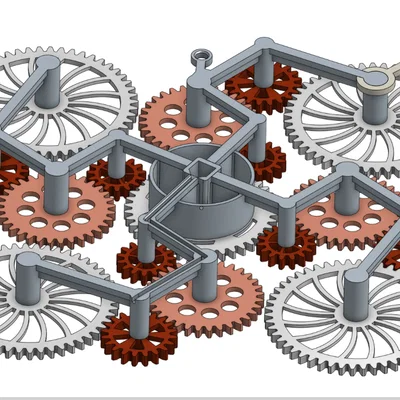 Gearomania – Hệ thống bánh răng treo tường