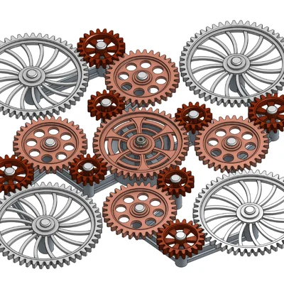 Gearomania – Hệ thống bánh răng treo tường