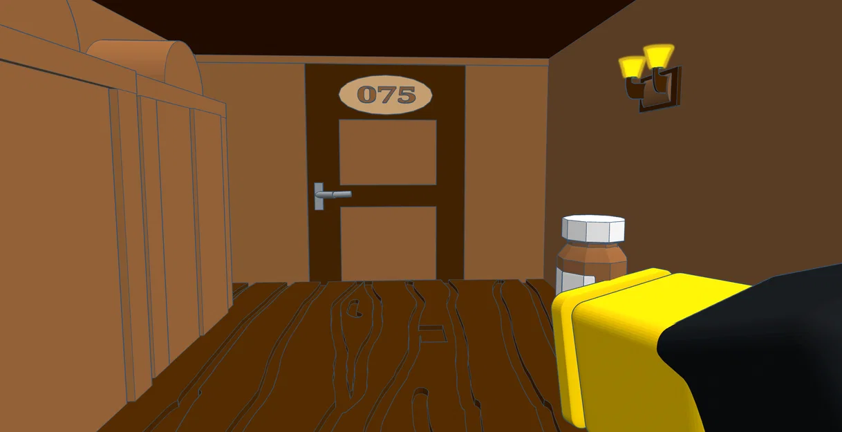 Mô hình 3D lọ thuốc Vitamins từ Roblox DOORS - File in STL - Image 1
