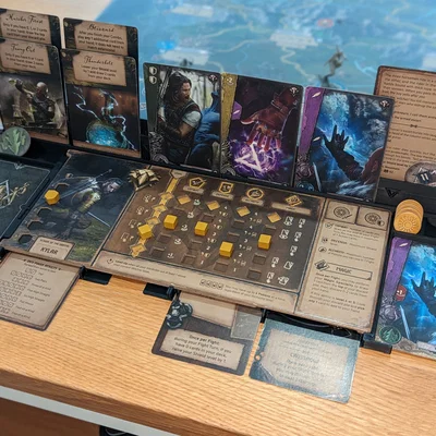 Bàn chơi The Witcher Old World (Play Board) – Khay quản lý bộ bài & token