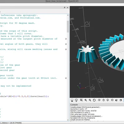 Bevel Gear Script