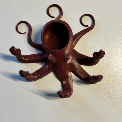 Chậu cây trang trí Rude Octopus - Mô hình in 3D độc lạ