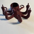Chậu cây trang trí Rude Octopus - Mô hình in 3D độc lạ - Thumbnail 3