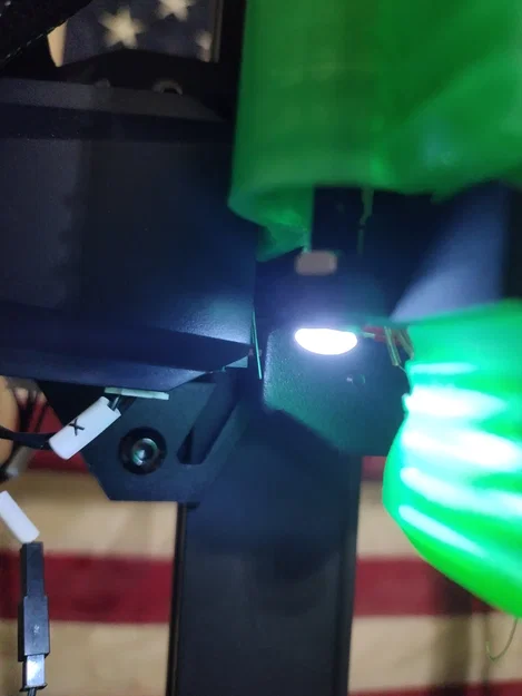 Nắp che đầu in Mantis cho Kobra 2 tích hợp giá đỡ đèn LED - Image 2