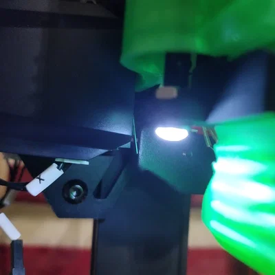 Nắp che đầu in Mantis cho Kobra 2 tích hợp giá đỡ đèn LED