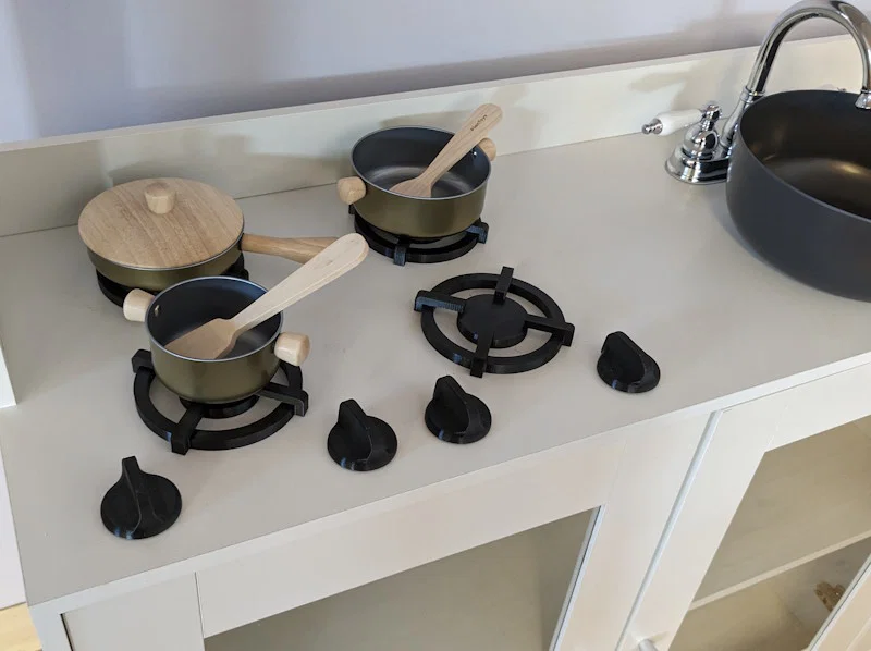 Phụ Tùng Bếp Gas Đồ Chơi (Núm Vặn và Đầu Đốt) - Image 6