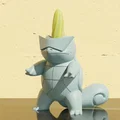 Mô hình in 3D Squirtle - Chậu cây Pokemon xinh xắn trang trí bàn làm việc - Thumbnail 2