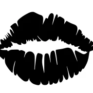 Mô hình trang trí tường hình đôi môi (Lips Wall Decor) ấn tượng