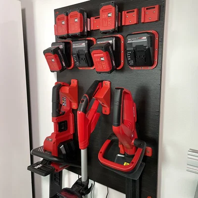 Bộ treo tường đa năng cho máy, pin và sạc Einhell Power X-Change