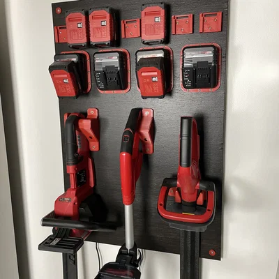 Bộ treo tường đa năng cho máy, pin và sạc Einhell Power X-Change