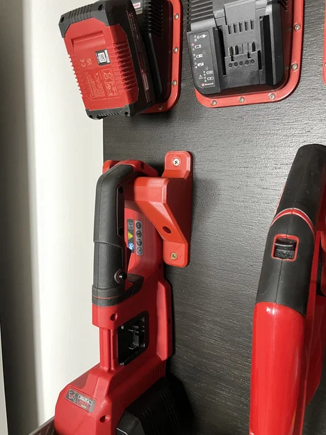 Bộ treo tường đa năng cho máy, pin và sạc Einhell Power X-Change - Image 11