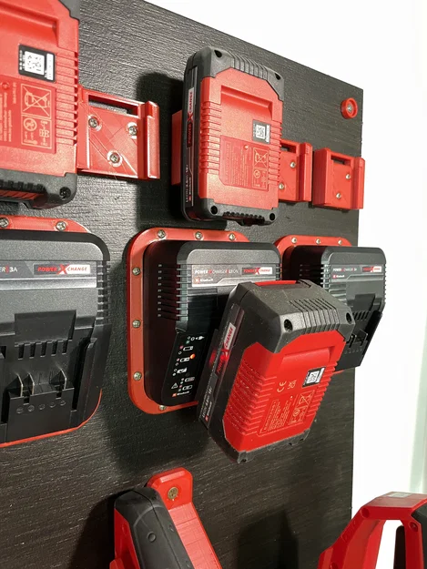 Bộ treo tường đa năng cho máy, pin và sạc Einhell Power X-Change - Image 12