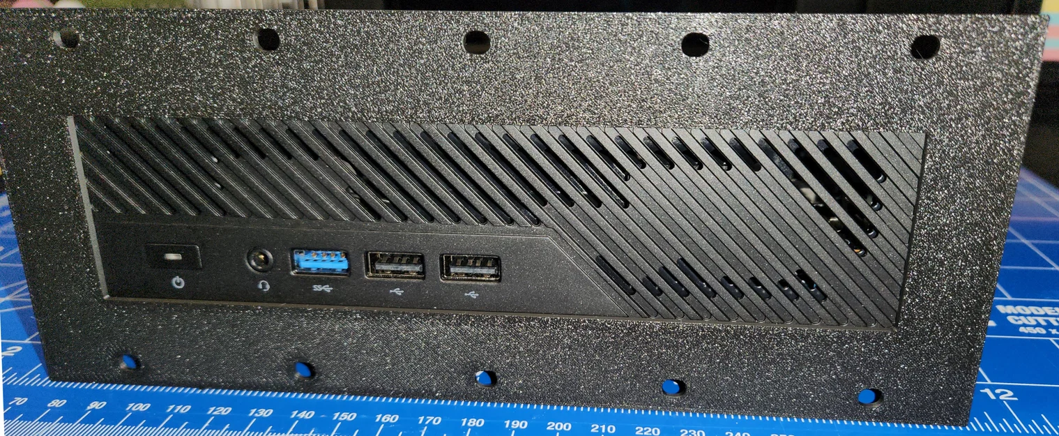 Khung gắn 3D cho Minisforum MS-01 vào tủ Rack 19 inch 2U - Image 1