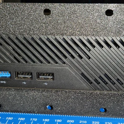 Khung gắn 3D cho Minisforum MS-01 vào tủ Rack 19 inch 2U