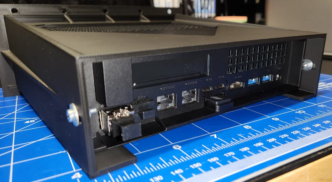 Khung gắn 3D cho Minisforum MS-01 vào tủ Rack 19 inch 2U - Image 3