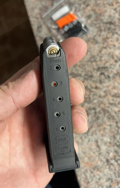 Podavač băng đạn Glock 43 màu cam (magazine follower orange) - Image 2