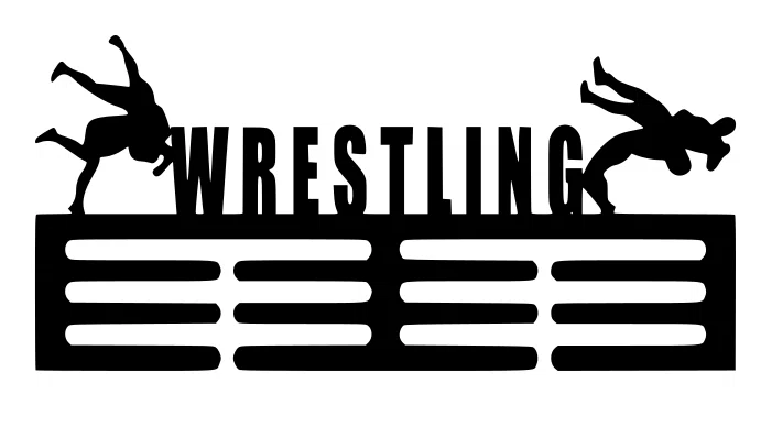 Giá treo huy chương môn Vật (Wrestling) - Thiết kế in 3D cực chất - Image 1