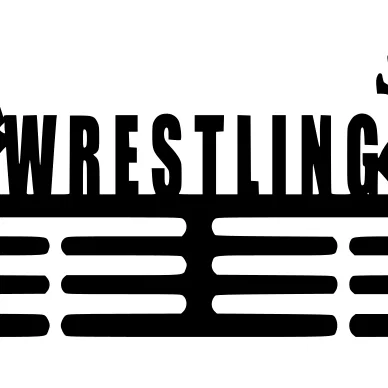 Giá treo huy chương môn Vật (Wrestling) - Thiết kế in 3D cực chất