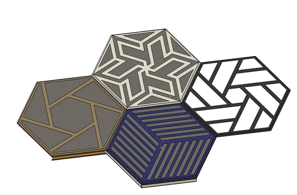 Kênh LED module cho panel lục giác + sleeve Geometry Wall Art - Image 5