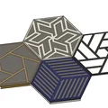 Kênh LED module cho panel lục giác + sleeve Geometry Wall Art - Thumbnail 5