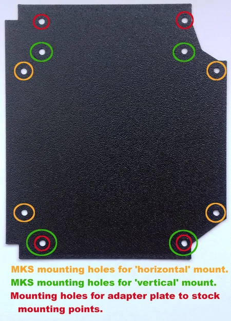 Kobra 2 Pro/Plus/Max: Adapter Plate MKS Robin Nano v3.1 cho Stock Housing - Image 2