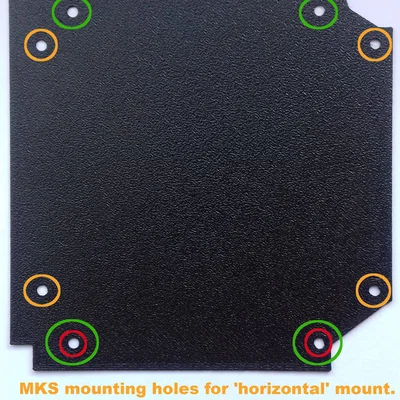 Kobra 2 Pro/Plus/Max: Adapter Plate MKS Robin Nano v3.1 cho Stock Housing