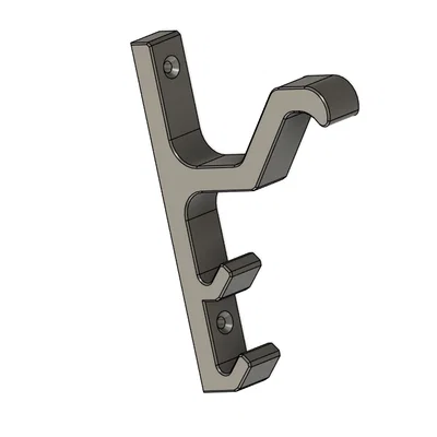 Giá treo mũ bảo hiểm gắn tường tích hợp móc treo đồ thông minh