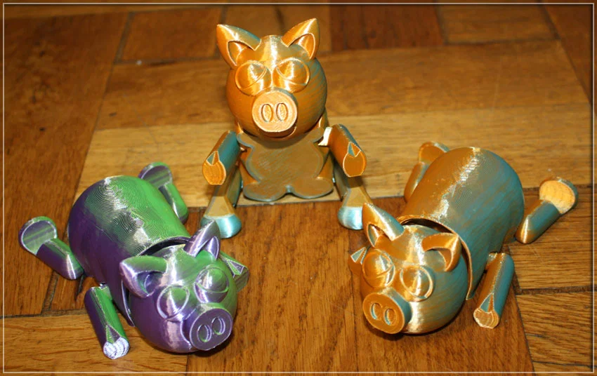 Giá đỡ điện thoại Flexi Pig: Mô hình in 3D chú heo linh hoạt cực xinh - Image 5