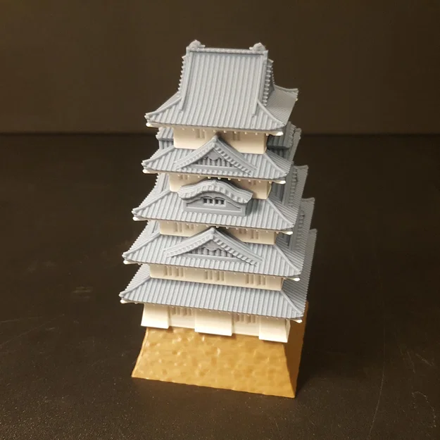 Lâu đài Nhật Bản (Japanese Castle) – mô hình tháp chính - Image 2