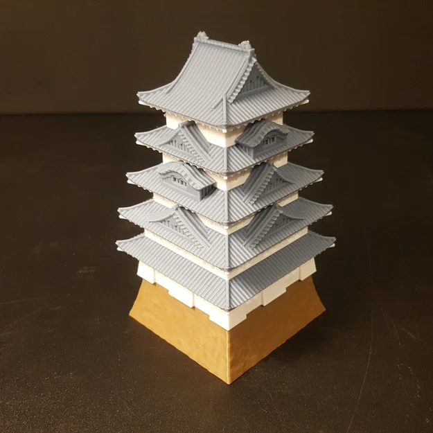 Lâu đài Nhật Bản (Japanese Castle) – mô hình tháp chính - Image 3