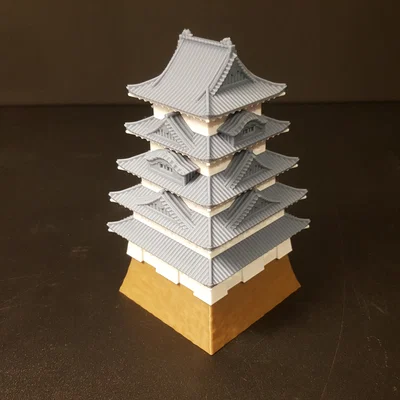Lâu đài Nhật Bản (Japanese Castle) – mô hình tháp chính