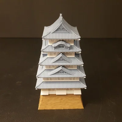 Lâu đài Nhật Bản (Japanese Castle) – mô hình tháp chính