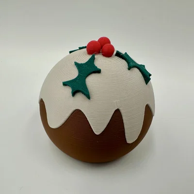 Bánh Pudding Giáng Sinh (Christmas Pudding) – dễ in 3D