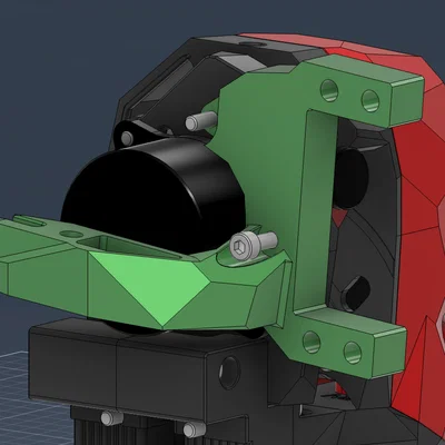 Filamatrix Stealthburner Filament Cutting Servo Mount (MG996R) ERCF v2