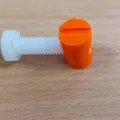Đai ốc ngang M6 x 16mm (Barrel Nut) dùng cho đồ nội thất lắp ghép - Thumbnail 1