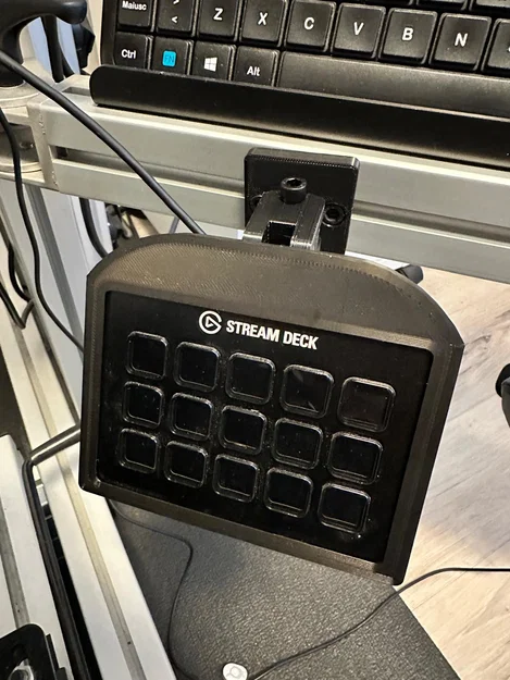 Giá đỡ Stream Deck tùy chỉnh góc xoay cho khung nhôm định hình - Image 1