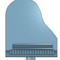Mô hình đàn Piano Grand (Grand Piano) tinh xảo để in 3D - Thumbnail 2