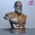Mô hình tượng bán thân Kratos (God of War) dùng trang trí 3D - Thumbnail 1