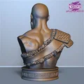 Mô hình tượng bán thân Kratos (God of War) dùng trang trí 3D - Thumbnail 2