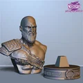 Mô hình tượng bán thân Kratos (God of War) dùng trang trí 3D - Thumbnail 3
