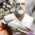 Mô hình tượng bán thân Kratos (God of War) dùng trang trí 3D - Thumbnail 5