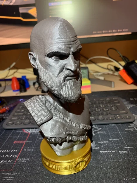 Tượng Bust KRATOS BOBBLEHEAD - Image 1