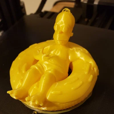 Homer Simpson nằm ườn trên Donut (The Simpsons)