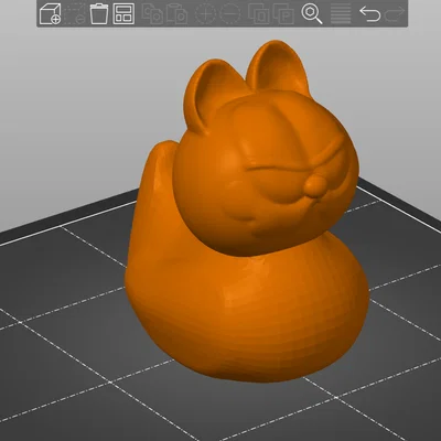 Mô hình 3D Garfield Jeep Duck - Chú mèo Garfield phiên bản vịt cực chất