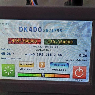 Pi-Star MMDVM Raspberry Pi A3+ với Nextion 3,5"
