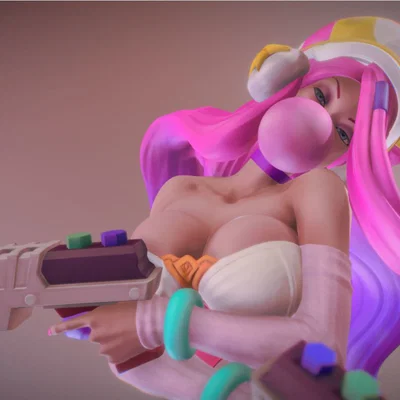 Miss Fortune LOL STL in 3D by CG Pyro (fanart/custom figure)